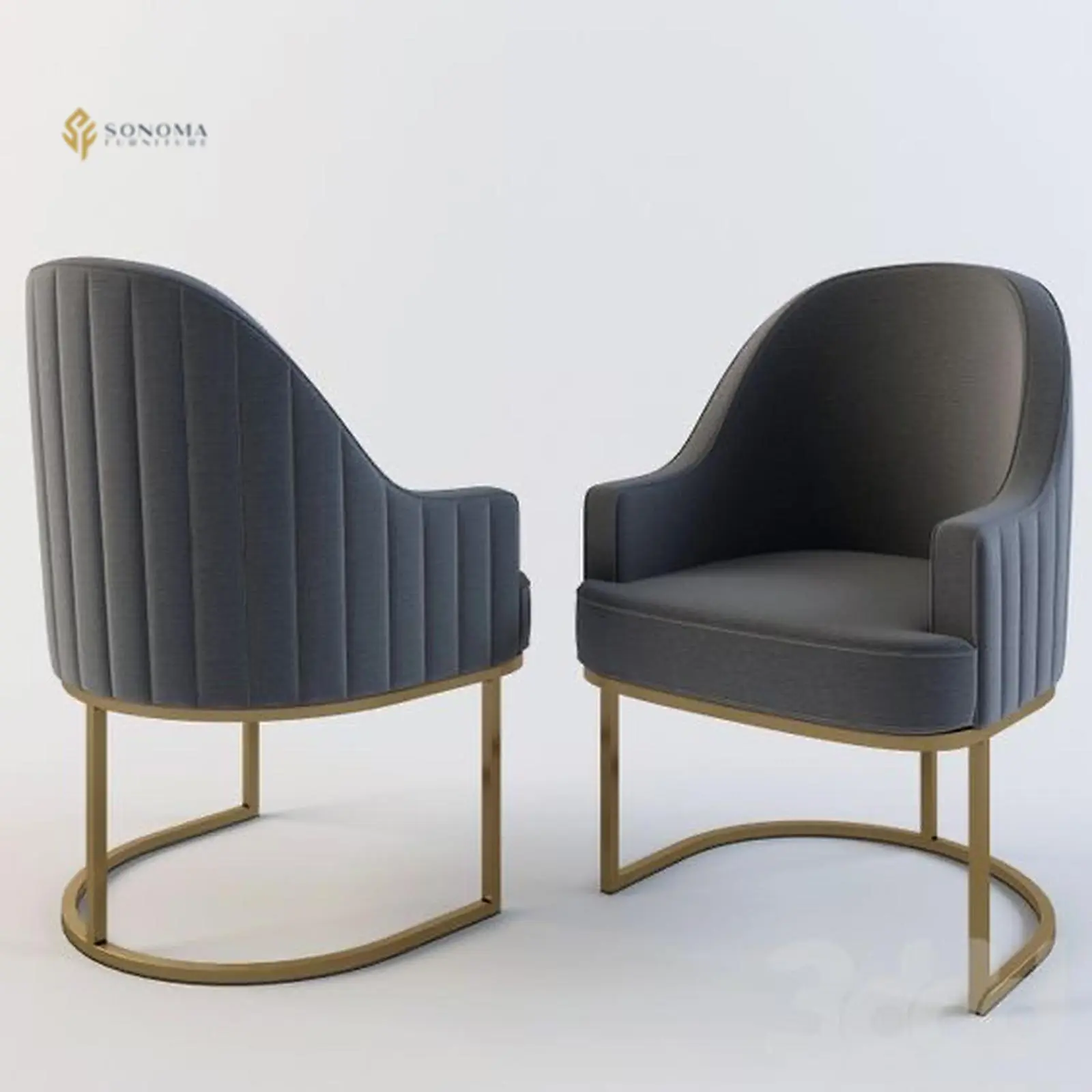 kursi makan / dinning chair modern luxury stainless gold Indonesia Furniture
