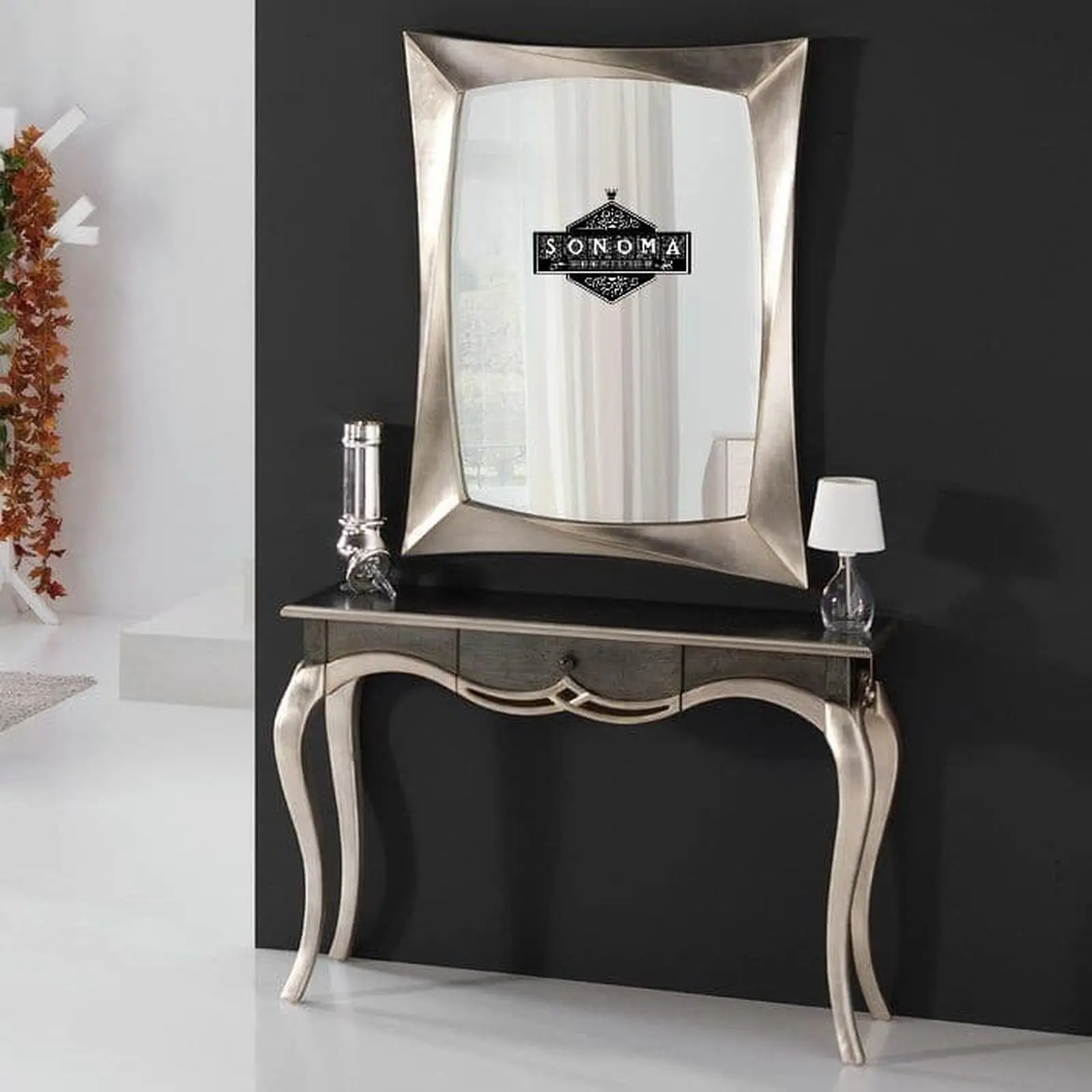meja konsol dan cermin hias suriken ( nakas retro, buffet TV, sofa) Indonesia Furniture