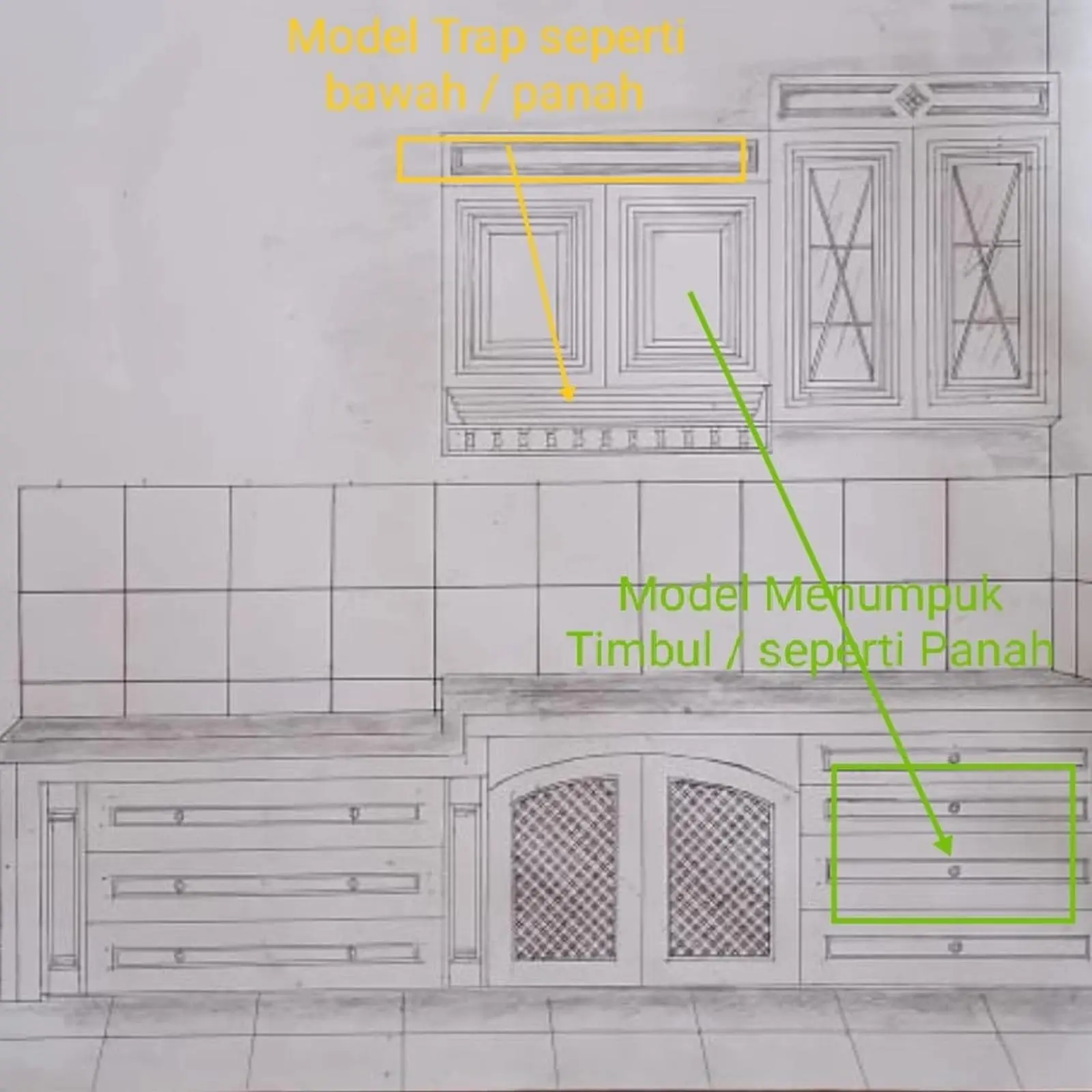 kitchen set custom ( pesanan pribadi ) Indonesia Furniture