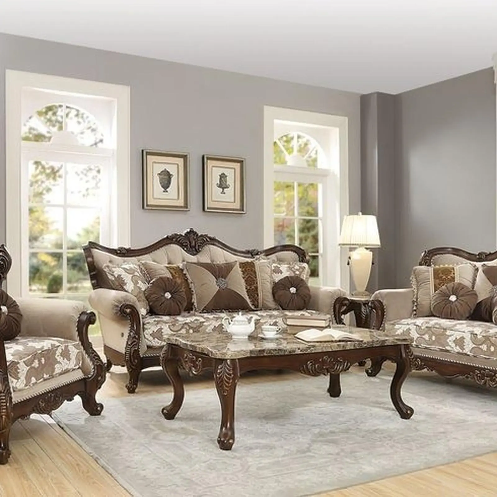 sofa tamu jati classic ( kursi makan, kursi teras, kursi bar, nakas) Indonesia Furniture