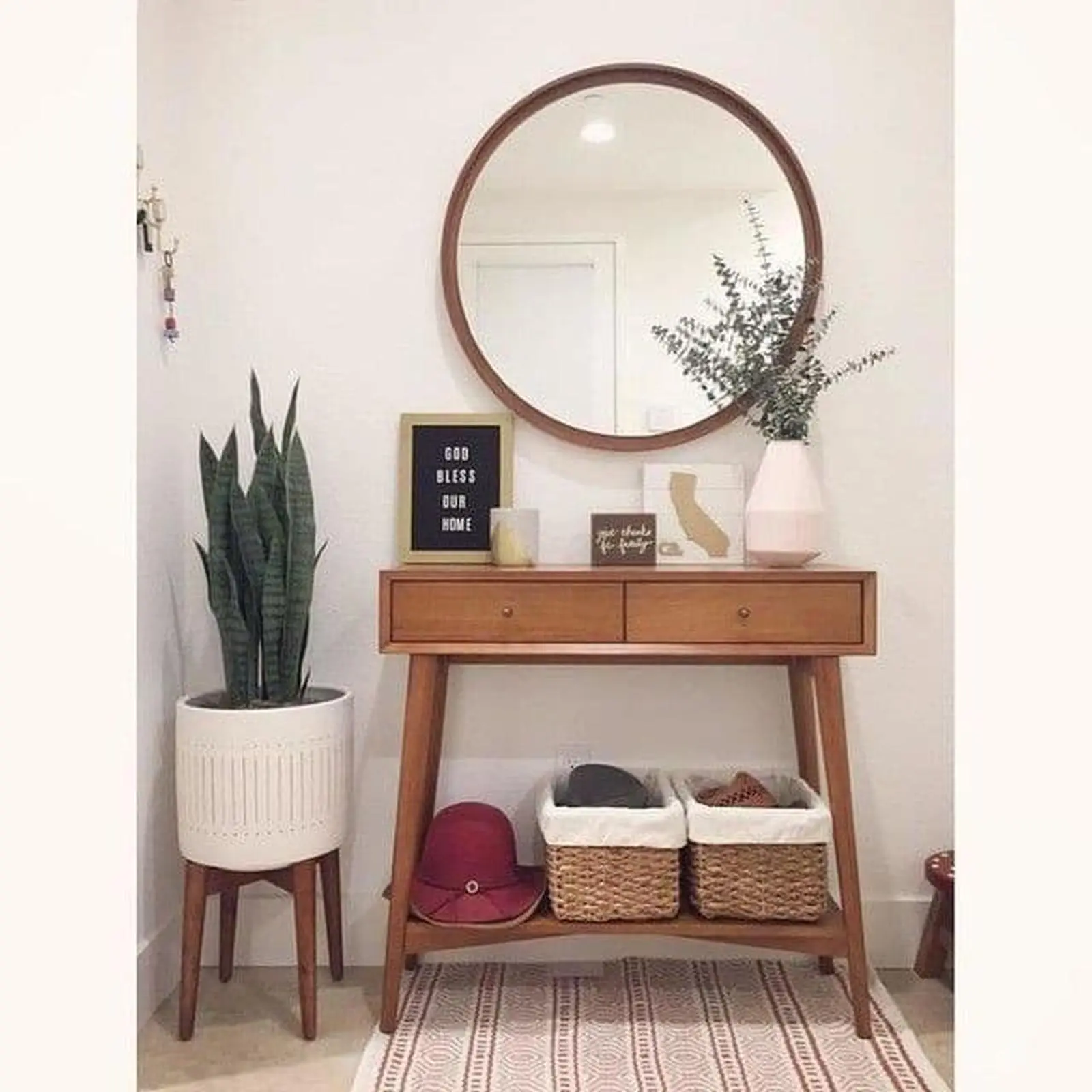 Meja rias retro kayu jati cermin terbaru Indonesia Furniture