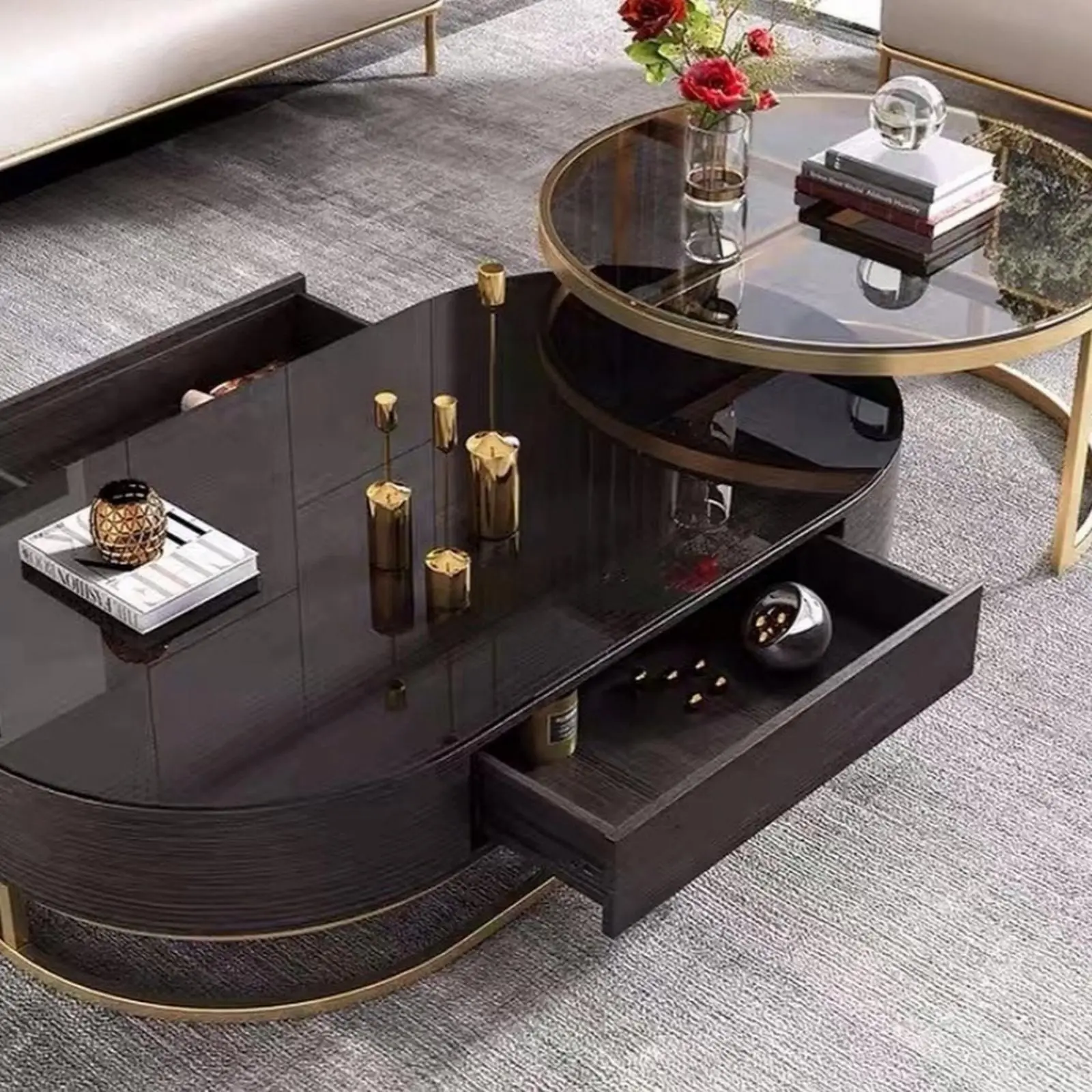 coffee table stainless double new model ( pesanan pribadi ) Indonesia Furniture 4 coffee table stainless double new model ( pesanan pribadi ) Indonesia Furniture