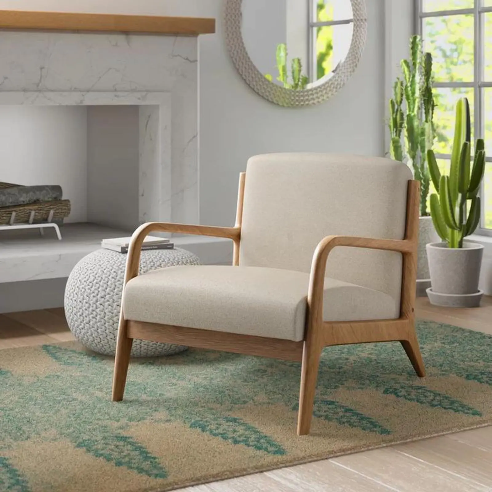 Kursi santai kayu jati kursi teras modern Indonesia Furniture