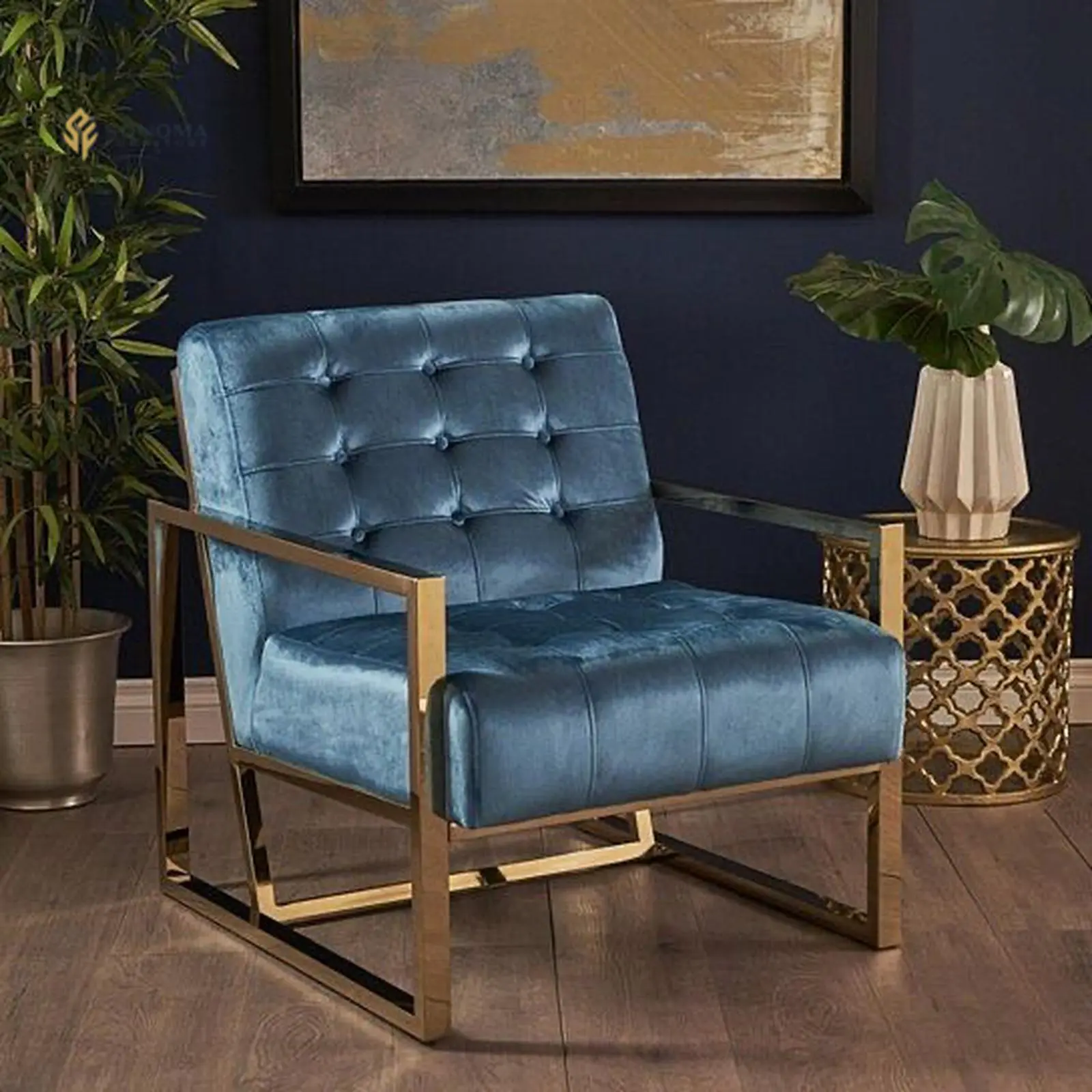 kursi santai / Lounge chairs stainless luxury Indonesia Furniture