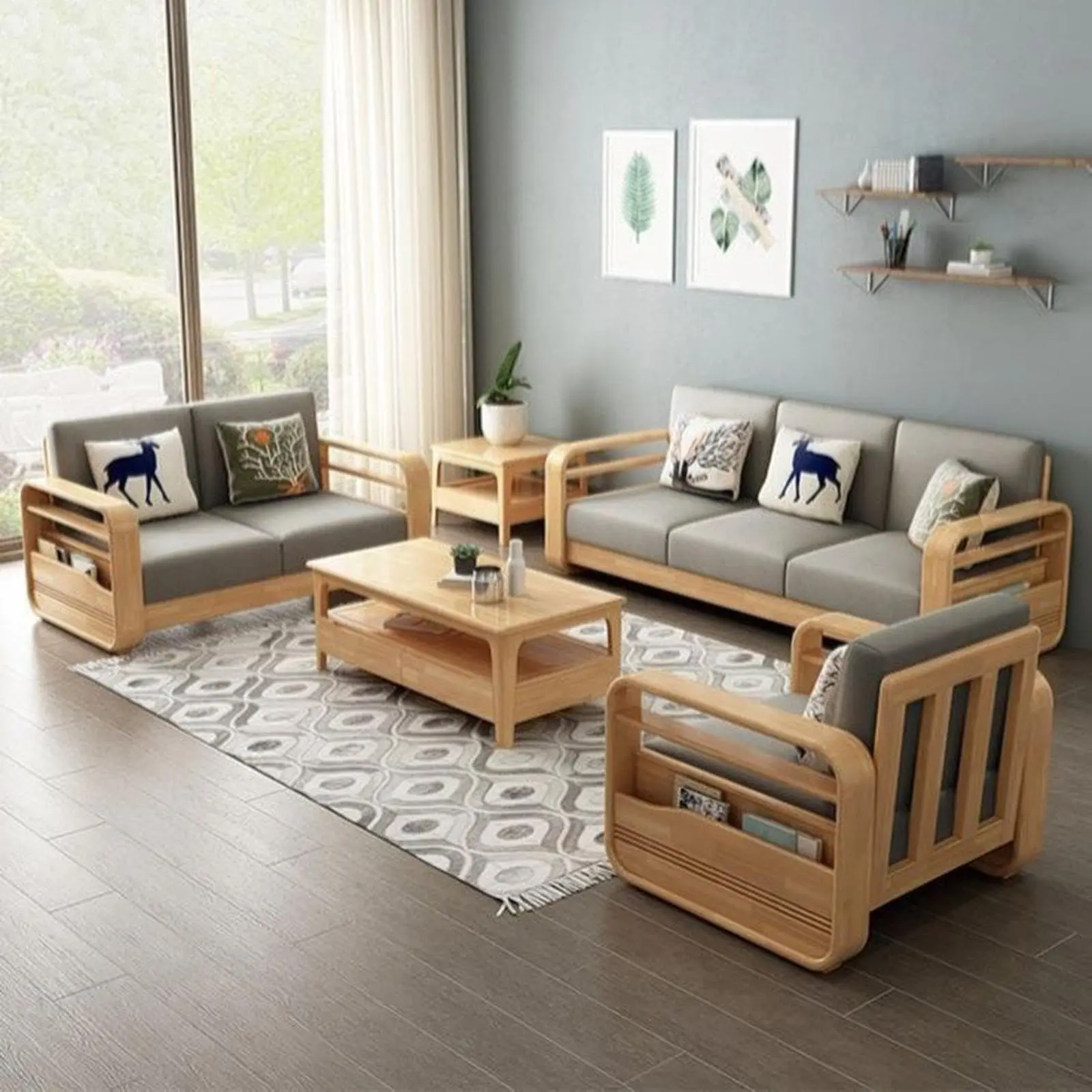 Set kursi tamu modern finishing blecing kursi tamu full bantalan Indonesia Furniture 2 Set kursi tamu modern finishing blecing kursi tamu full bantalan Indonesia Furniture