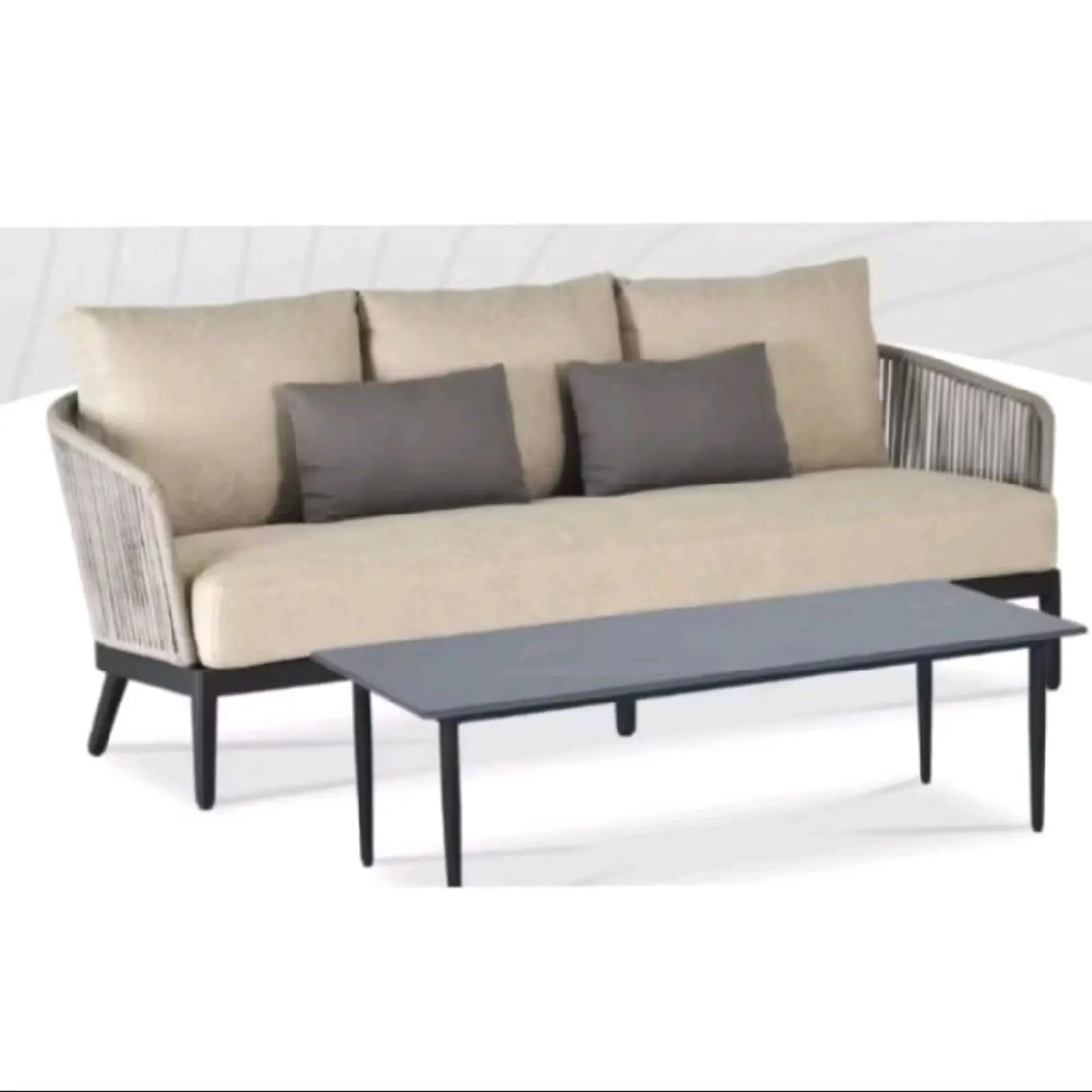 Sofa santai tali rope sofa outdoor terbaru Indonesia Furniture 2 Sofa santai tali rope sofa outdoor terbaru Indonesia Furniture