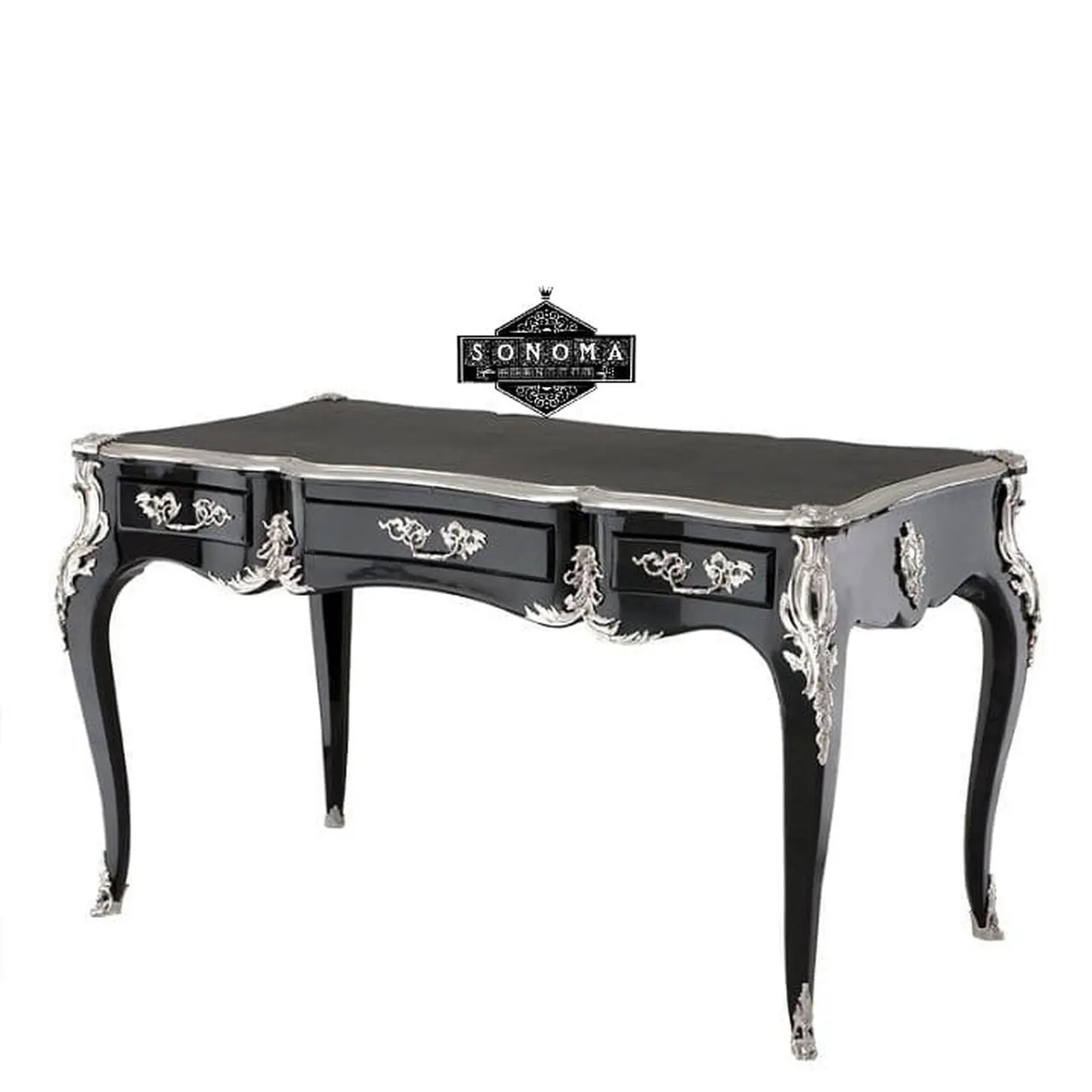meja konsol luxury black glosy ( meja rias, meja kerja, kursi makan) Indonesia Furniture