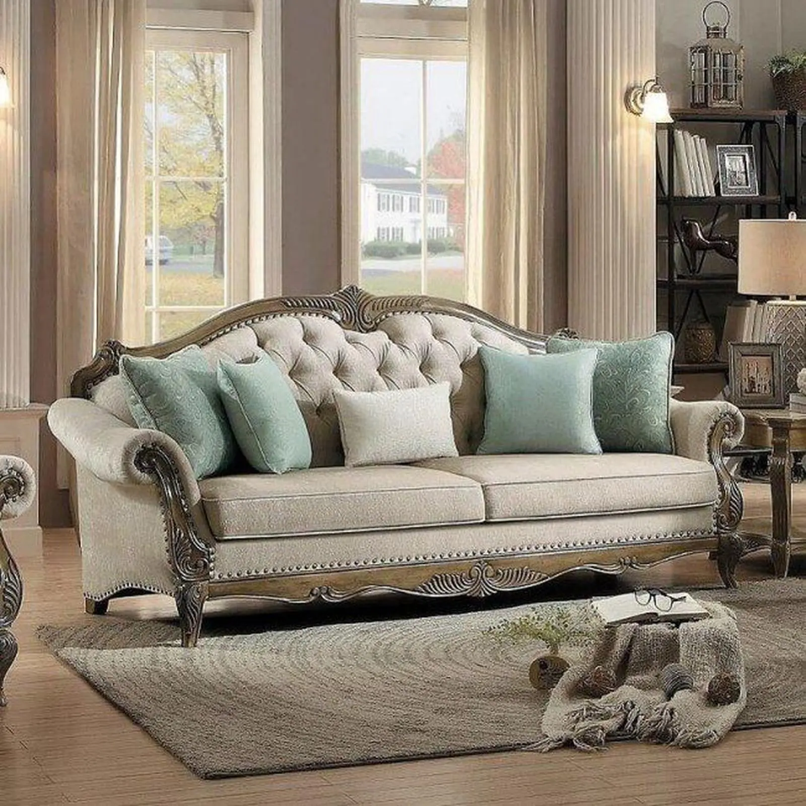 sofa jati antik mewah 3 seater ( sofa tamu, sofa minimalis, buffet) Indonesia Furniture