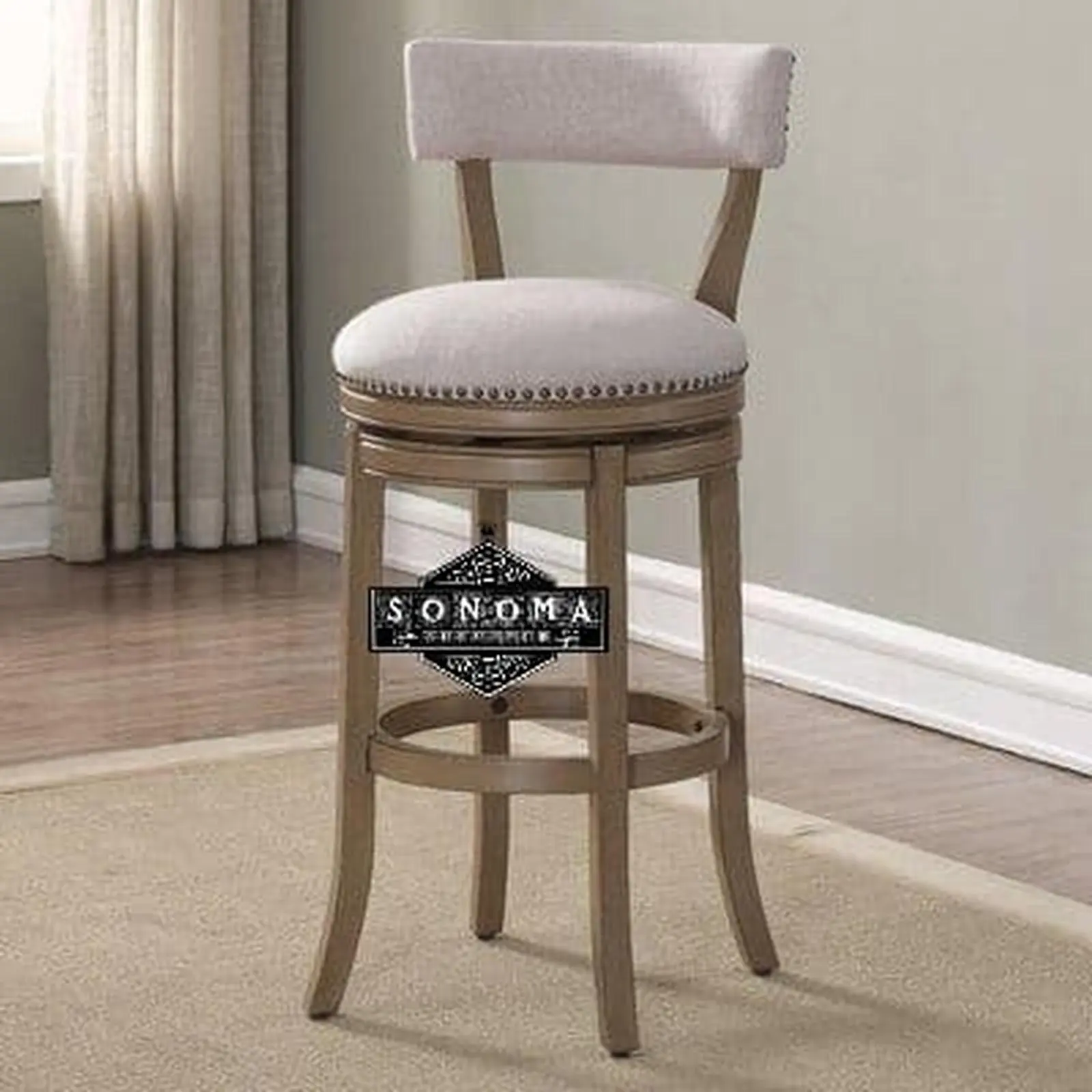kursi bar putar jati ( kursi cafe, kursi minimalis, meja cafe, nakas) Indonesia Furniture