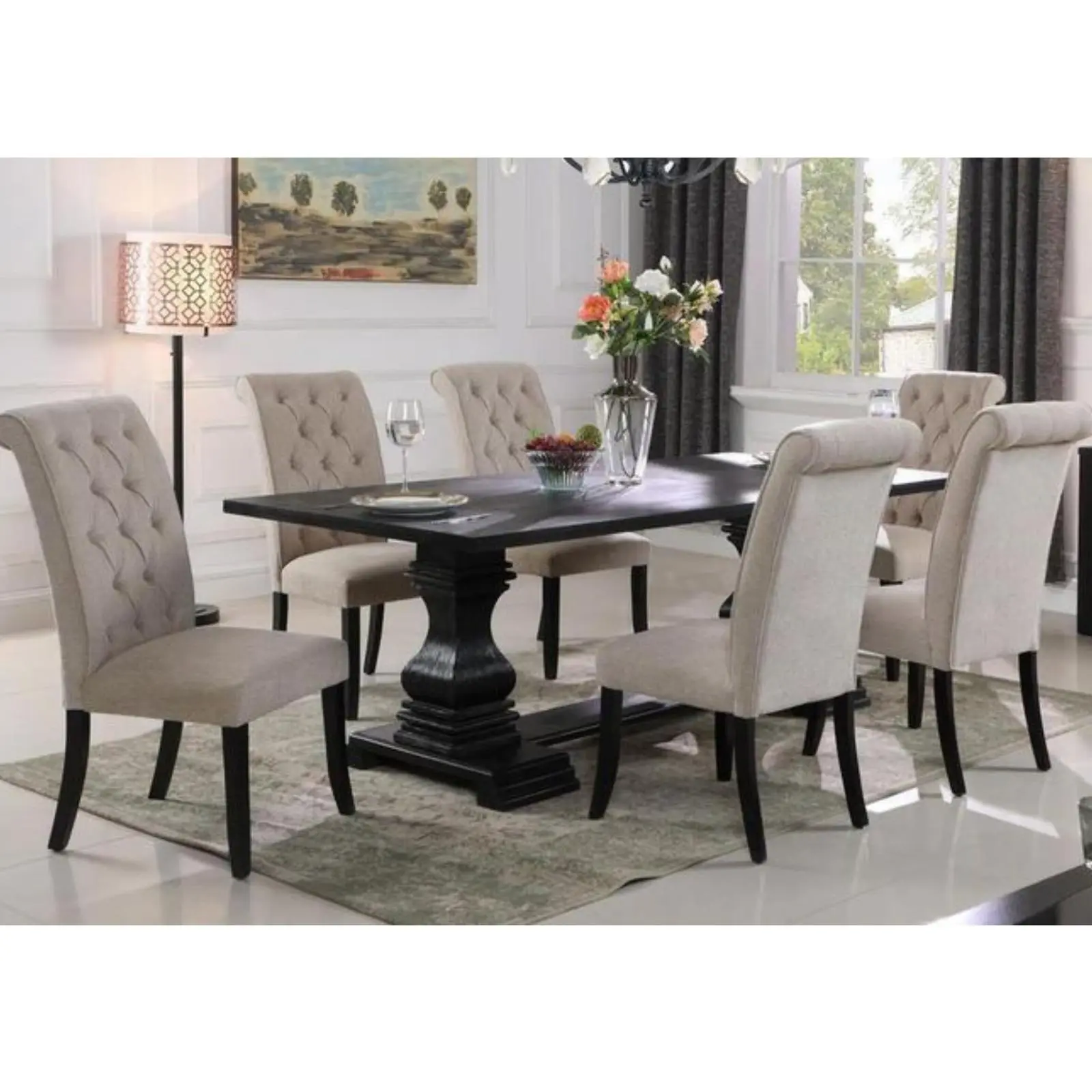 Kursi makan shabby kursi makan dudukan busa empuk kursi makan terbaru Indonesia Furniture