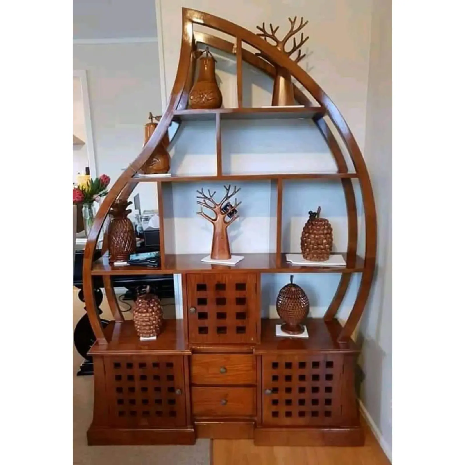 Partisi tempat naruh benda benda kayu jati Indonesia Furniture 2 Partisi tempat naruh benda benda kayu jati Indonesia Furniture