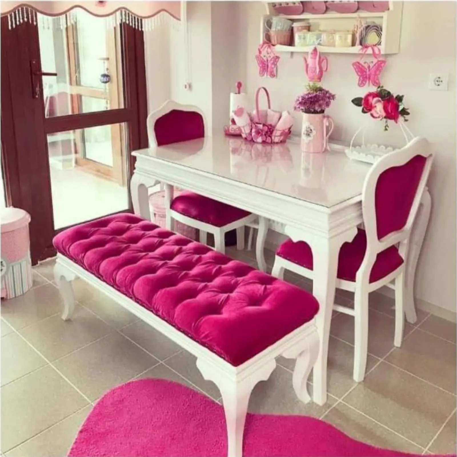 Kursi Makan dudukan busa full duco Indonesia Furniture