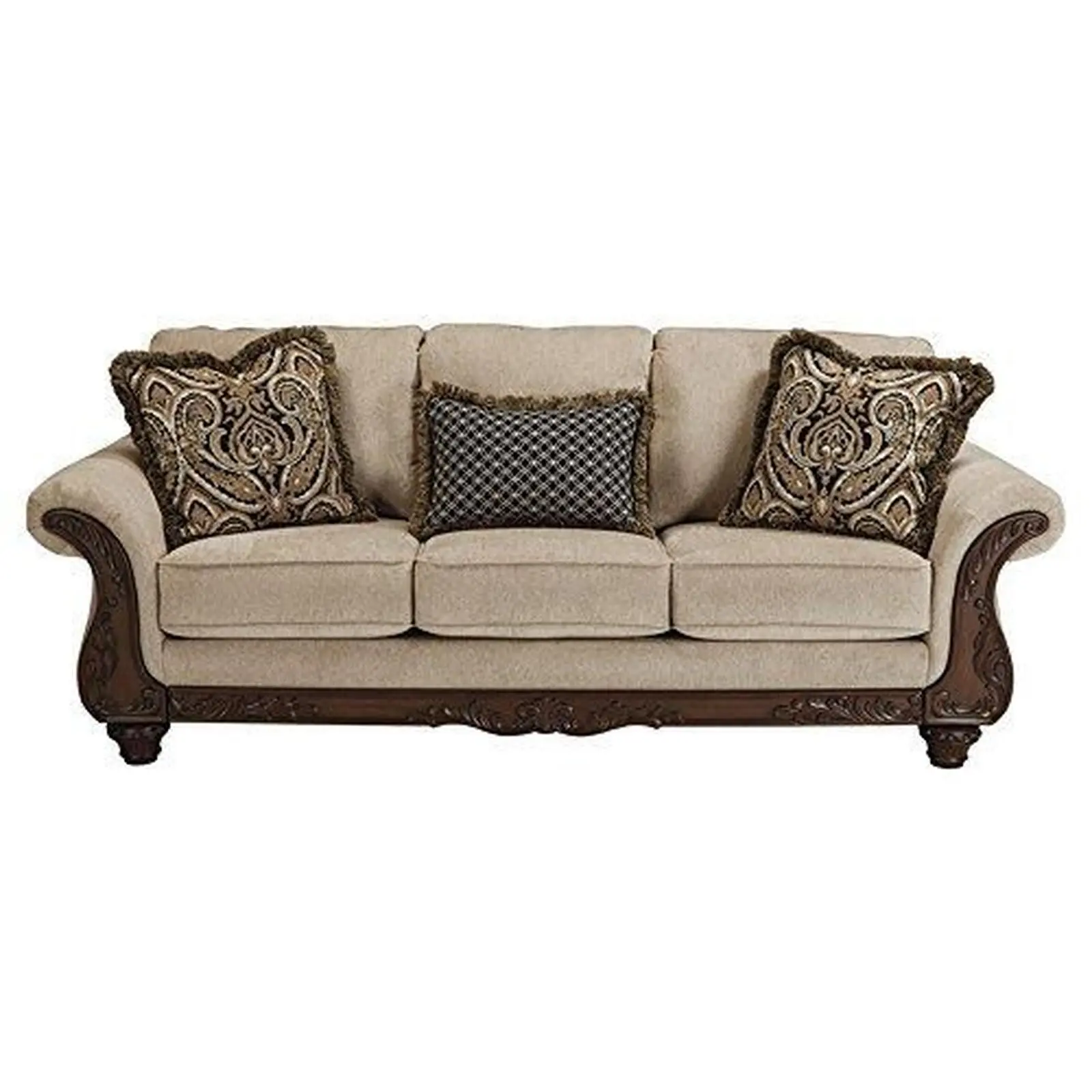 sofa jati antik 3 seater ( sofa tamu, nakas, kursi makan, meja tamu) Indonesia Furniture