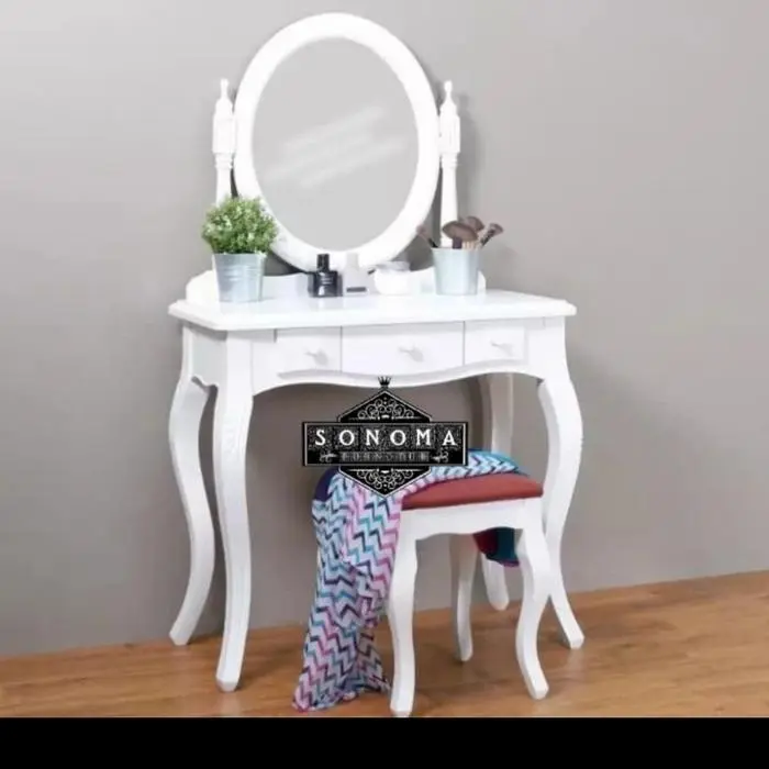 dipan rotan, 2 meja rias, meja kerja, meja makan racoco ( pesanan ) Indonesia Furniture