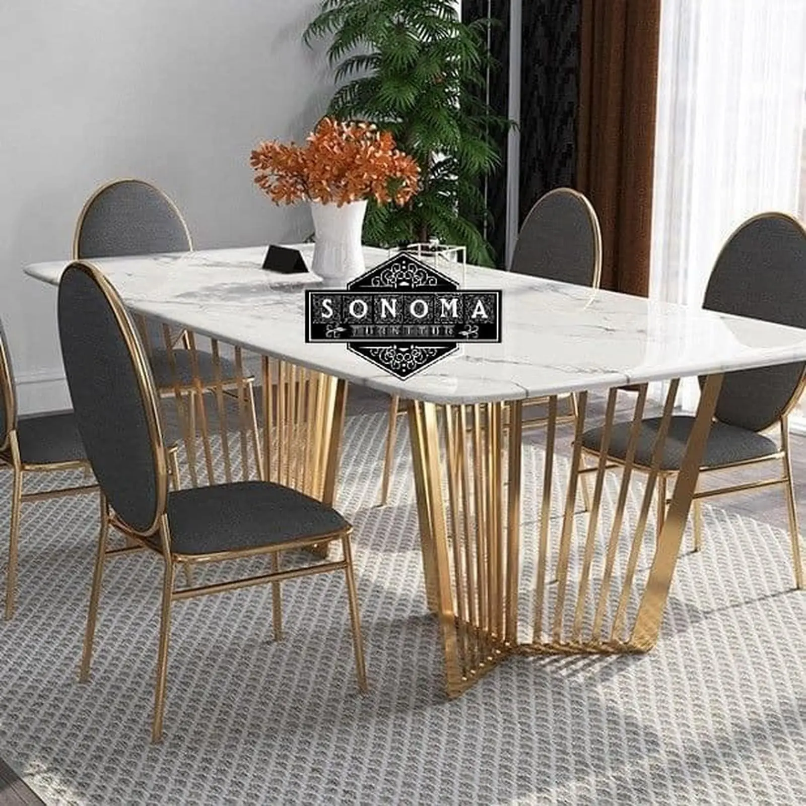 meja makan stainles gold jari ( dipan ukir, sofa tamu, nakas jati) Indonesia Furniture 2 meja makan stainles gold jari ( dipan ukir, sofa tamu, nakas jati) Indonesia Furniture