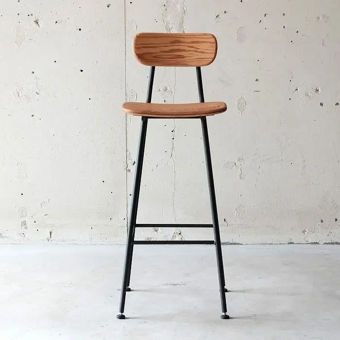 Kursi bar besi dudukan dan sandaran kayu jati Indonesia Furniture 8 Kursi bar besi dudukan dan sandaran kayu jati Indonesia Furniture